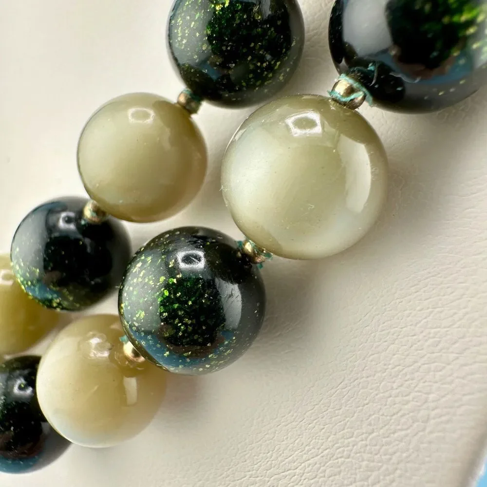 Trifari beads meet light
